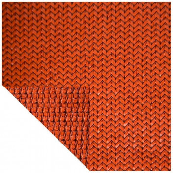 91 PERCENT BURNT ORANGE SUN BLOCK SHADE CLOTH