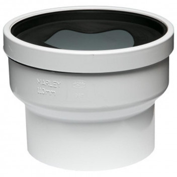 STRAIGHT COLLAR PAN PVC WHITE 110MM