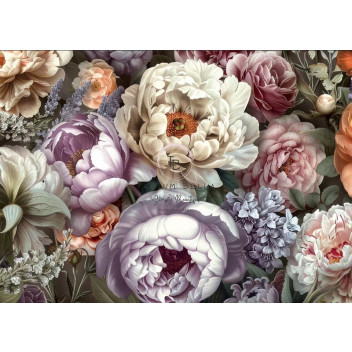 PEONY ROMANCE DECOUPAGE A4