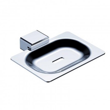 BIJIOU RHONE CHROME TOILET SOAP DISH