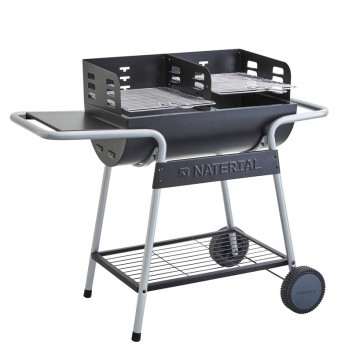 NATERIAL ICARUS ALPHA CHARCOAL BRAAI TROLLEY 2 GRATES 66X40MM