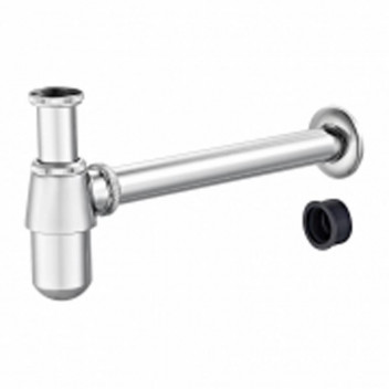 BREVIK TRAP BOTTLE BASIN CHROME PLATED BRASS 32MMX32MM
