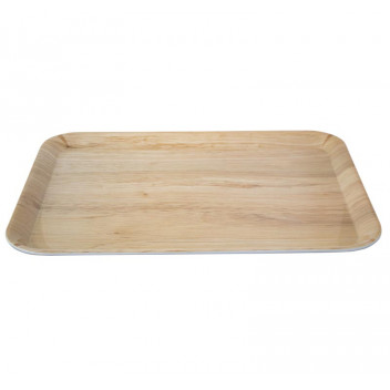 NATURE NEUTRAL MELAMINE TRAY 3X33CM