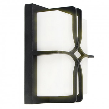 EUROLUX LONE BLACK OUTDOOR WALL LIGHT