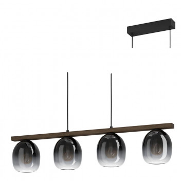 EUROLUX FILAGO BLACK PENDANT LIGHT