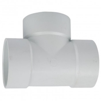 WHITE PVC PLAIN JUNCTION 90 DEGREE 50MM SABS