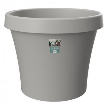 SEBOR LIGHT GREY PLASTIC POT 40CM