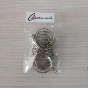 SILVER KEYCHAIN 10PIECE