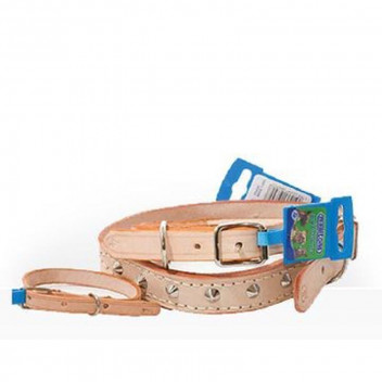MARLTONS STUDDED DOG COLLAR 30MM