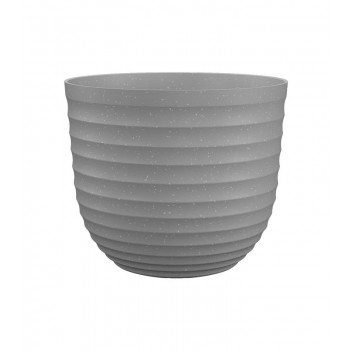 POT PLASTIC HAVANA WAVES LIMESTONE 30CM ARTEVASI