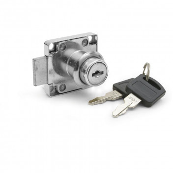 SAMSON LOCK DRAWER LOCK CHROME PLATED 40MM