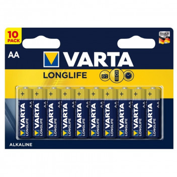 VARTA LONGLIFE BATTERY AA 10PACK