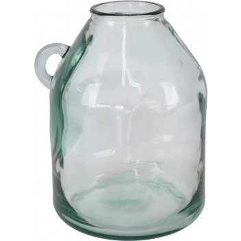 HANDLED RECYCLED VASE 26CM