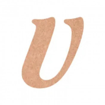 FLAMENCO U WOODEN ALPHABET 10CM