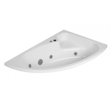 SALINA WHITE BATH SPA 6 JETS RIGHT HAND 1500 X 960