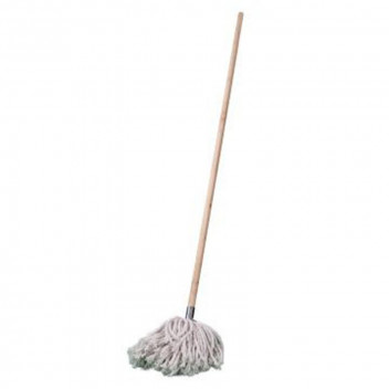 ACADEMY WET MOP WITH WOODEN HANDLE - W5