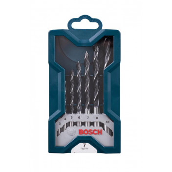 BOSCH MINI-X-BLUE WOOD DRILL BIT SET 3ï¿½10MM