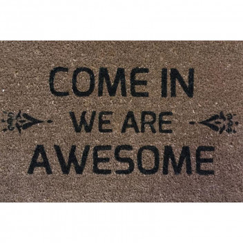 COIR ASSORTED MULTI-FLOR DOOR MAT 600X400MM