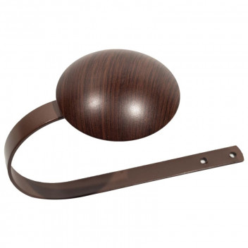 DESIGNER AUBURN CHROME TIEBACK  34MM