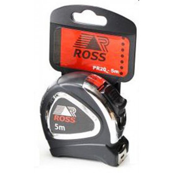 ROSS CHROME HEAVY DUTY MEASURE TAPE 5M