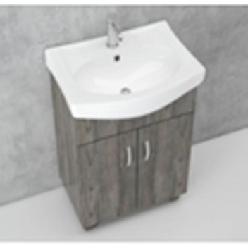 FREESTANDING HAVEN DOUBLE DOOR WOOD BATHROOM CABINET 820X550X370MM