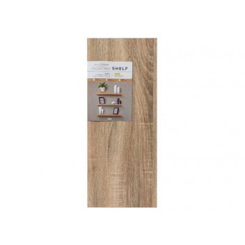 DECOR HALLOW LIGHT OAK WOOD FLOATING SHELF 600X250X38MM