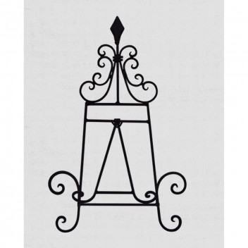 METAL PLATES AND BOOKS STAND 24X44CM