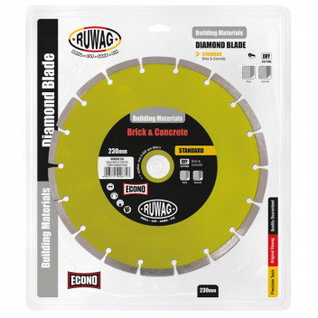 RUWAG ECONO DIAMOND BLADE BRICK & CONCRETE 230MM