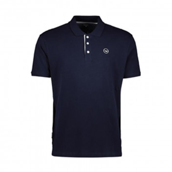 HI-TECH SPORTS POLO PIQUE SHIRT NAVY LARGE.