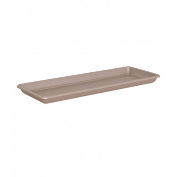 SAUCER PLASTIC VENEZIA RECTANGULAR L TAUPE 60CM ARTEVASI