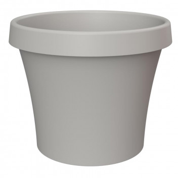 SEBOR LIGHT GREY PLASTIC POT 7.5CM