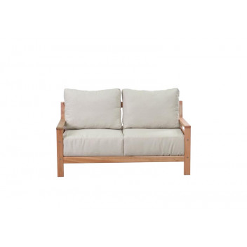COUCH SALIGNA 2 SEATER TOFU VARNISH