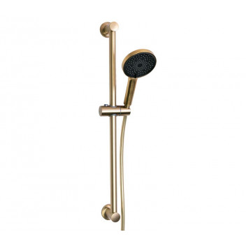 BLUTIDE ROUND 4-FUNCTION BRASS SHOWER RAIL SET