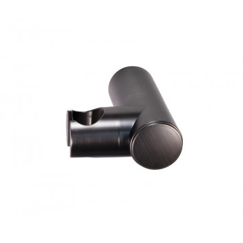 BLUTIDE GUNMETAL ROUND SHOWER WALL BRACKET.