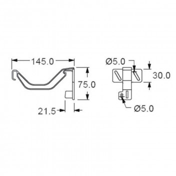GUTTER BRACKET FASCIA SQUARE MARLEY.