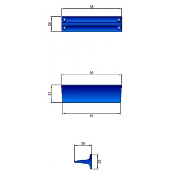 HILLALDAM PULL HANDLE PLASTIC