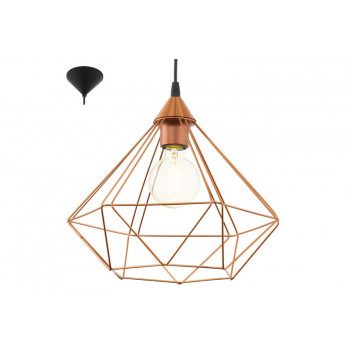 EUROLUX COPPER TARBES PENDANT LIGHT 325MM