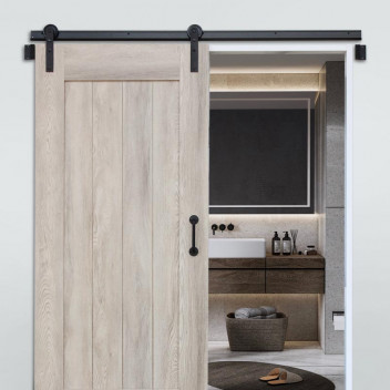 LANZA 2 SIDES BARN DOOR INCLUDING TRACK, ACC AND HANDLES 2050X930MM