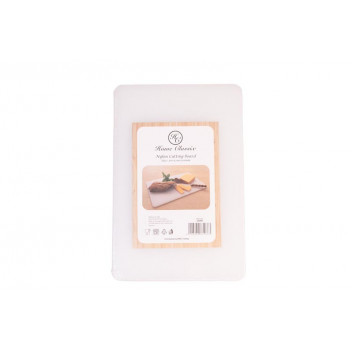 BASIX WHITE CATER NYLON CUTTING BOARD 300X200X10MM