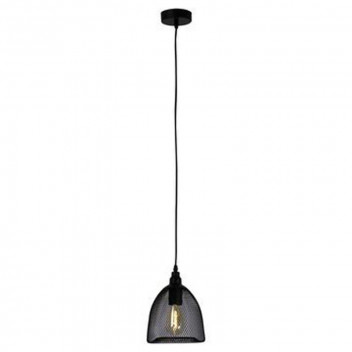 EUROLUX E27 BLACK SYPHEN PENDANT 60W 180MM
