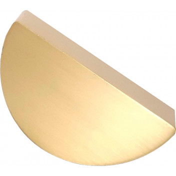 ROUND BRUSH BRASS HALF HANDLE CUP 32MM