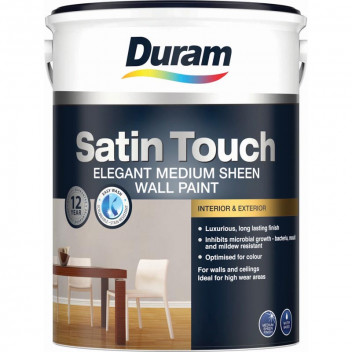BASEPAINT PVA CLEAR SATIN TOUCH 5L DURAM