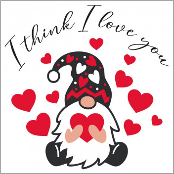 I THINK I LOVE VINYL CRAFT UV DTF STICKER