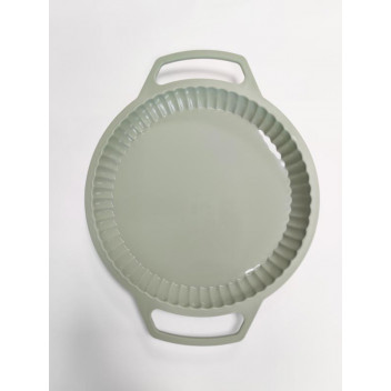 SILICONE ROUND PAN WITH SOLID HANDLE 32X26X3.2CM