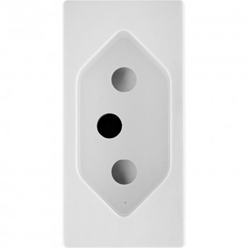 WHITE SLIMLINE SOCKET DUCTING MODULE