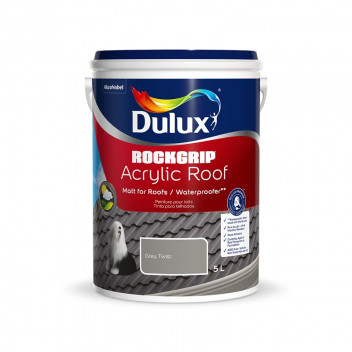 DULUX ROCKGRIP GREY TWIST ACRYLIC ROOF PAINT 5L