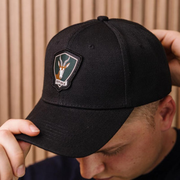 REPUBLK BLACK SPRINGBOK LEISURE CAP