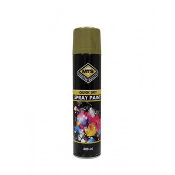 MTS METALLIC RICH PALE GOLD SPRAY PAINT 300ML