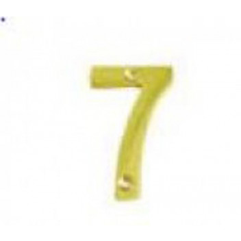 BRASS NUMERAL HOUSE NO7 75MM