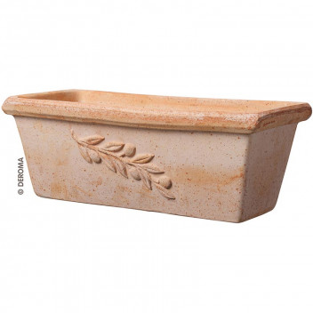 DEROMA CASSETTA OLIVE TERRACOTTA CLAY POT 40CM NO.4